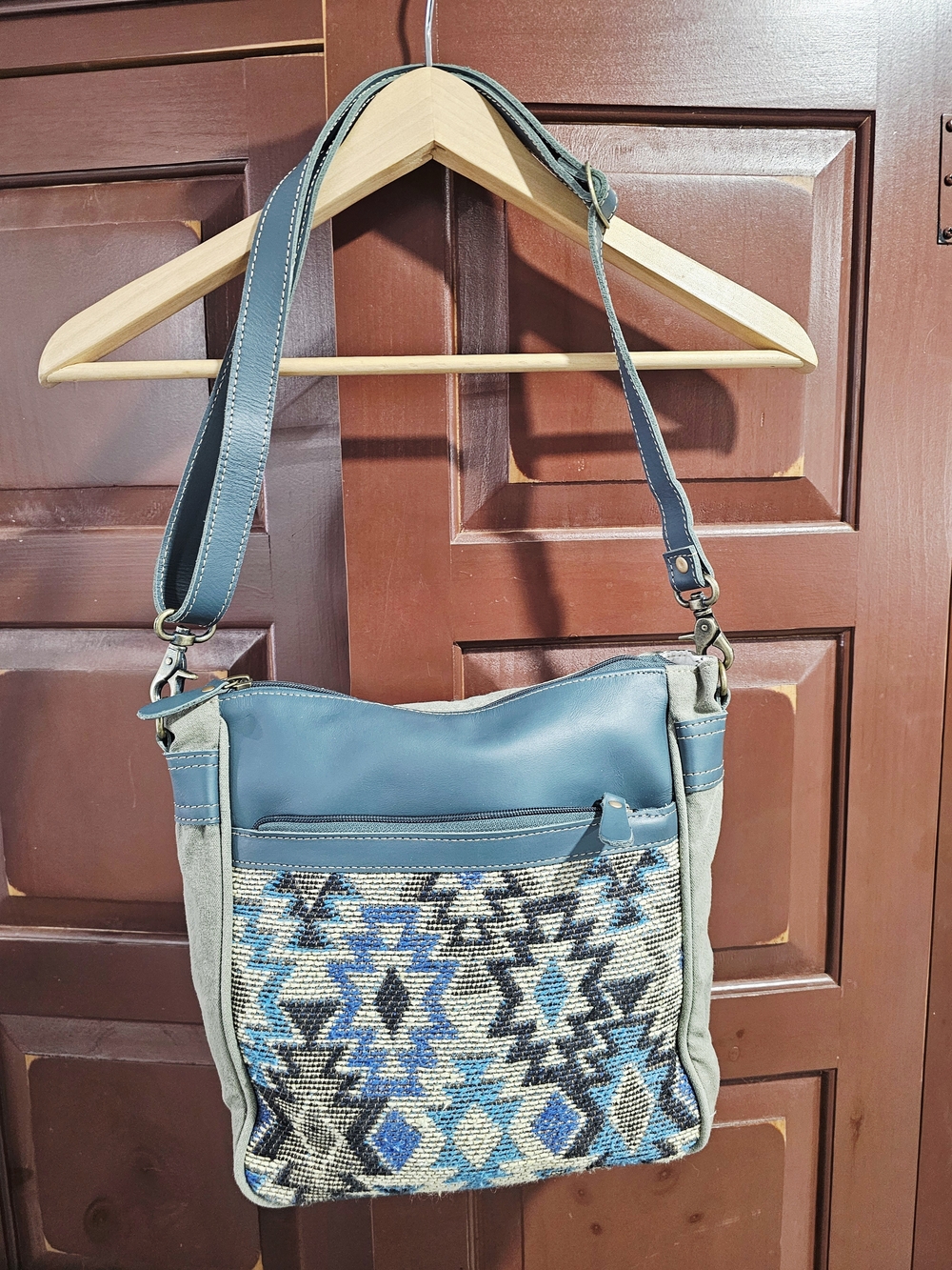 Myra Bag~ Western/Aztec Crossbody Bag